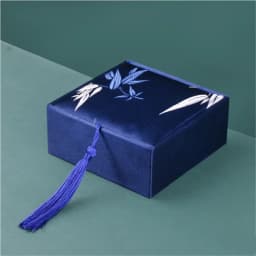 Vintage Tassel Jewelry Box Bangle Bracelet Necklace Earrings Pendant Storage Box High-quality Brocade Jewelry Packaging Box