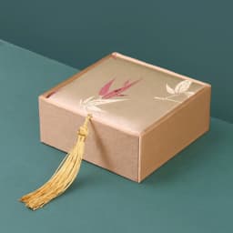 Vintage Tassel Jewelry Box Bangle Bracelet Necklace Earrings Pendant Storage Box High-quality Brocade Jewelry Packaging Box