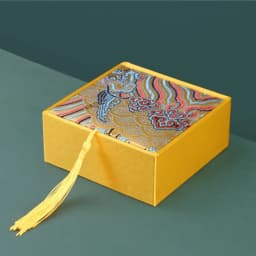 Vintage Tassel Jewelry Box Bangle Bracelet Necklace Earrings Pendant Storage Box High-quality Brocade Jewelry Packaging Box