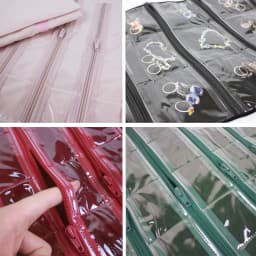 Foldable Black Velvet Zipper Jewelry Roll Bag for Jewellery Ring Earrings Organizer Storage Bag Portable Necklace Display Cases