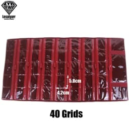 Foldable Black Velvet Zipper Jewelry Roll Bag for Jewellery Ring Earrings Organizer Storage Bag Portable Necklace Display Cases