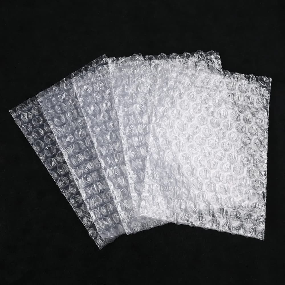 100pcs Clear Bubble Pouches for Packing Lightweight Protective Cushion Bags for Small Items Jewelry Shipping and Moving
