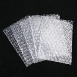 100pcs Clear Bubble Pouches for Packing Lightweight Protective Cushion Bags for Small Items Jewelry Shipping and Moving