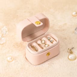 Portable Mini Jewelry Box Organizer Travel Ring Earrings Holder Jewelry Display Case PU Leather Jewelry Storage Box Gifts