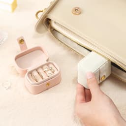 Portable Mini Jewelry Box Organizer Travel Ring Earrings Holder Jewelry Display Case PU Leather Jewelry Storage Box Gifts