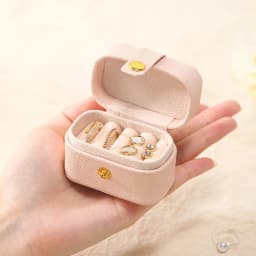 Portable Mini Jewelry Box Organizer Travel Ring Earrings Holder Jewelry Display Case PU Leather Jewelry Storage Box Gifts