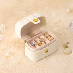 Portable Mini Jewelry Box Organizer Travel Ring Earrings Holder Jewelry Display Case PU Leather Jewelry Storage Box Gifts
