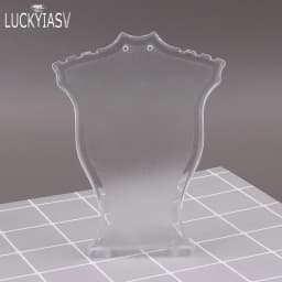 Acrylic Mini Necklace Display Mannequin Pendant Model Jewelry Holder Necklace Showing Stand Rack Earring Showcase