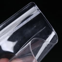 20Pcs Transparent PVC Jewelry Pouches Bags Anti-Oxidation Zip Lock Storage Bag