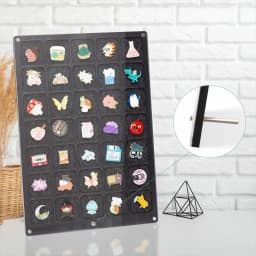 Acrylic Brooch Pin Organizers Display Commemoratives Storage Case Badge Enamels Pin Collections Holder Tabletop & Wall