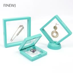 Color PE Membrane Jewelry Display Suspended Stand Holder Ring Earring Storage Anti-oxidation Bracelet Beads Showcase Elastic Box