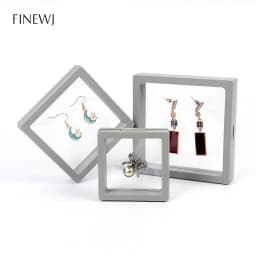 Color PE Membrane Jewelry Display Suspended Stand Holder Ring Earring Storage Anti-oxidation Bracelet Beads Showcase Elastic Box
