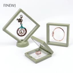 Color PE Membrane Jewelry Display Suspended Stand Holder Ring Earring Storage Anti-oxidation Bracelet Beads Showcase Elastic Box