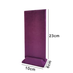 Velvet Earrings Jewelry Display Props 40 Holes Earring Studs Storage Stand Home Counter Display Rack with Multiple Colors
