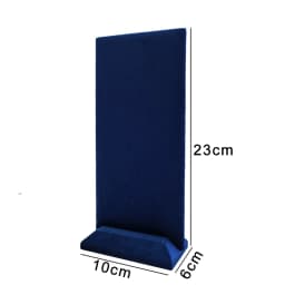 Velvet Earrings Jewelry Display Props 40 Holes Earring Studs Storage Stand Home Counter Display Rack with Multiple Colors