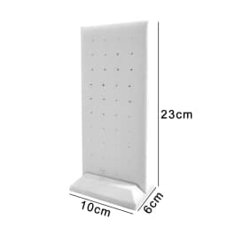 Velvet Earrings Jewelry Display Props 40 Holes Earring Studs Storage Stand Home Counter Display Rack with Multiple Colors