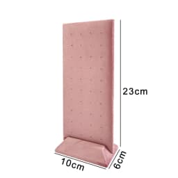 Velvet Earrings Jewelry Display Props 40 Holes Earring Studs Storage Stand Home Counter Display Rack with Multiple Colors