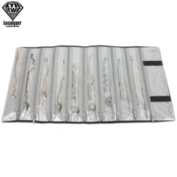 Jewelry Roll Up Bag Organizer Soft Velvet Travel Bags Necklace Earrings Ring Bracelet Carrier Storage Case Bangle Watch Holder