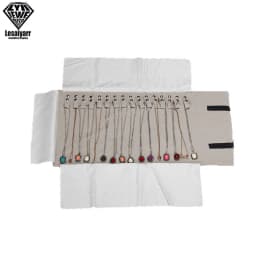Jewelry Roll Up Bag Organizer Soft Velvet Travel Bags Necklace Earrings Ring Bracelet Carrier Storage Case Bangle Watch Holder