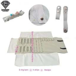 Jewelry Roll Up Bag Organizer Soft Velvet Travel Bags Necklace Earrings Ring Bracelet Carrier Storage Case Bangle Watch Holder