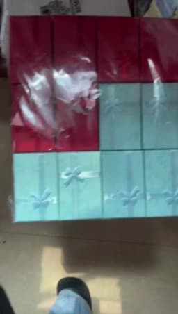 Wholesale 12pcs Assorted Colors Jewelry Sets Display Box Necklace Earrings Ring Box 5*8*2.5cm Packaging Gift Box Mixed