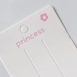 50PCS  Fashion Hair Clip Holder Blank Hair Clip Paper Cards Hair Accessories Jewelry Display Card Headwear Packaging Card