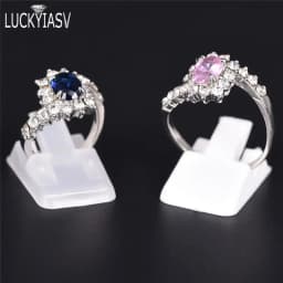 20pcs/Lot Ring Show Plastic Frosted Jewelry Displays Holder For Ring, Decoration Stand Jewellery Display for rings