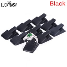 20pcs/Lot Ring Show Plastic Frosted Jewelry Displays Holder For Ring, Decoration Stand Jewellery Display for rings