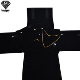 Portable Travel Jewelry Roll Bag Black Velvet Pendant Necklace Bracelet Storage Case Watch Bangle Ring Earring Organizer
