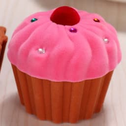 1 pcs Delicious food style Velvet Jewelry Box Wedding Engagement Ring Box for Earrings Necklace jewelry packing box