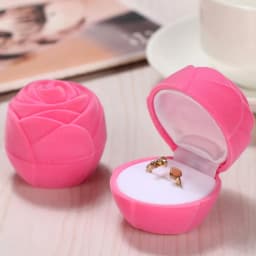 1 pcs Delicious food style Velvet Jewelry Box Wedding Engagement Ring Box for Earrings Necklace jewelry packing box