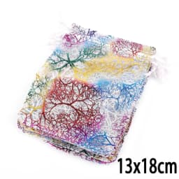 Wholesale 10/20/50Pcs Drawstring Organza Bags White Colorful Jewelry Packaging Bags Wedding Party Jewelry Beads Gift Pouches