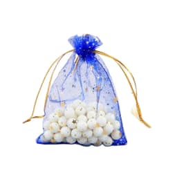 1000pcs/Lot 7x9 9x12 Cm Moon Stars Organza Jewelry Bags Butterfly Drawstring Gift Pouches Gift Packaging Bags Christmas Gift Bag