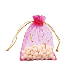 1000pcs/Lot 7x9 9x12 Cm Moon Stars Organza Jewelry Bags Butterfly Drawstring Gift Pouches Gift Packaging Bags Christmas Gift Bag
