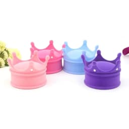 Velvet Crown Shape Rhinestone Gift Box Trinket Ring Earring Necklace Wedding Storage Display Holder Jewelry Packaging Wholesale