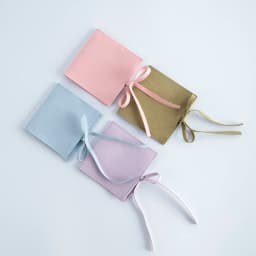 5Pcs Jewelry Microfiber Flap Bag 6x6cm 8x6cm 8x8cm 9x9cm Ring Earring Necklace Pendant Keychain Key Coin Bracelet Organizer Bags