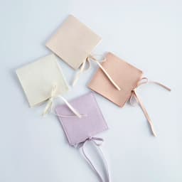 5Pcs Jewelry Microfiber Flap Bag 6x6cm 8x6cm 8x8cm 9x9cm Ring Earring Necklace Pendant Keychain Key Coin Bracelet Organizer Bags