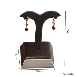 Brown PU Ring Earrings Pendant Necklace Jewelry Display Stand Set Tray Bangle Bracelet Storage Case Holder Organizer Kit