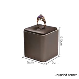 Brown PU Ring Earrings Pendant Necklace Jewelry Display Stand Set Tray Bangle Bracelet Storage Case Holder Organizer Kit
