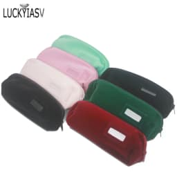 Velvet Jewelry Roll Bag for Bracelet Bangles Watches Great Jewelry Organizer for Travel Mini Storage Jewellery Bag
