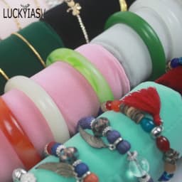 Velvet Jewelry Roll Bag for Bracelet Bangles Watches Great Jewelry Organizer for Travel Mini Storage Jewellery Bag