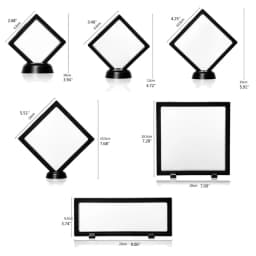 Challenge Coin Display Stand 3D Floating Transparent Phone Case Jewelry Specimen Military Medal Stand Frame Wholesale