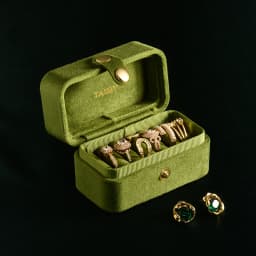 Factory Discounts Sale Velvet Vintage Ring Travel Custom Kawaii Women Girl Portable Jewelry Box With Logo Gift Packaging Pink