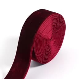 5-10Yards/Roll Velvet Ribbons Wine Red Black Color Single Face Flocking Webbing For DIY Christmas Crafts Wrapping Decoration