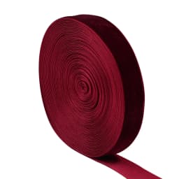 5-10Yards/Roll Velvet Ribbons Wine Red Black Color Single Face Flocking Webbing For DIY Christmas Crafts Wrapping Decoration