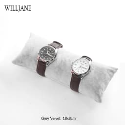 Wholesale Jewelry Pillow Stand Velvet PU Leather Holder Organizer Bracelet Case Bangle Anklet Watch Display Photography Cushion