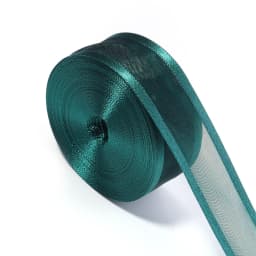 10Yards/Lot 2.5cm Mesh Organza Ribbon Mesh Christmas Ribbon DIY Handmade Bow Flower For Gift Packaging Wedding Party Decoration
