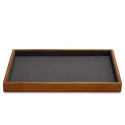Oirlv Wooden Jewelry Tray Ring Earrings Bracelet Bangle Necklace Tray Solid Wood Jewelry Display Tray Wooden Jewelry Organizer