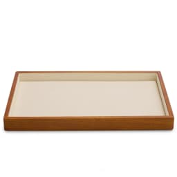 Oirlv Wooden Jewelry Tray Ring Earrings Bracelet Bangle Necklace Tray Solid Wood Jewelry Display Tray Wooden Jewelry Organizer
