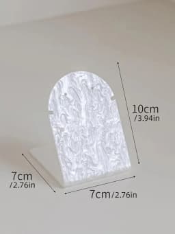 Acrylic White Mannequin Necklace Jewelry Pendant Display Stand Holder Show Decorate Jewelry Set Display Shelf Earring Organizer